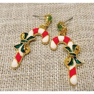 Candy Cane Earrings NWT